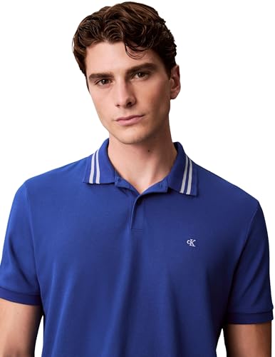 Miniatura 4 de Calvin Klein SS Monogram Pique Tipped Polo Lv04rc276g Polos Hombre (Pack de 1)