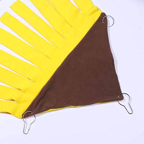 UKCOCO Pet Pendurado Rede Pequeno Animal Pendurado Ninho Macio Cama de EstimaÃ§Ã£o para Papagaios Ga