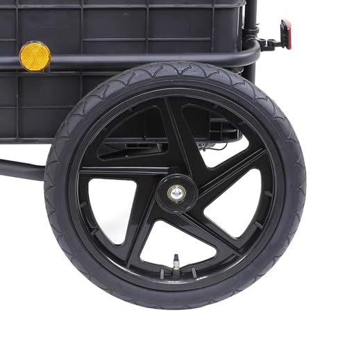 image for Xspec 2-in-1 Bike Cargo Trailer Pushcart, Bicycle Trailer with Removab