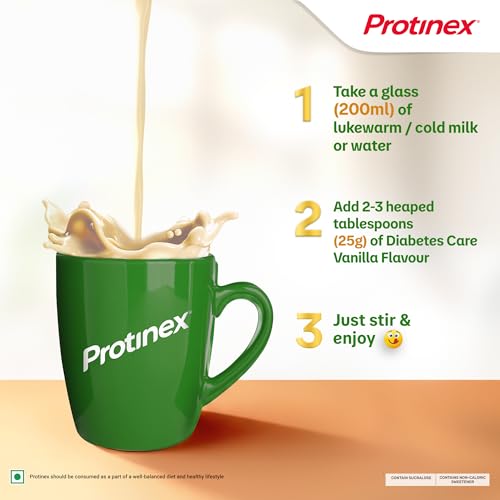 Protinex Diabetes Care - with Protein and High Fiber for Blood Sugar Control - 1kg (Vanilla flavor)