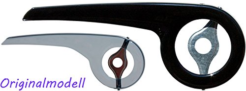 DEKAFORM Kettenschutz Easy Line 180-3-S-He Alternativ Hesling Prisma für Active Ragazzi Mifa Norma Curtis Zündapp Fahrrad 36-38 Zähne Kettenblatt * schwarz
