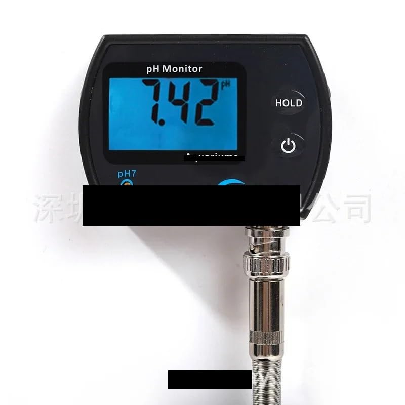 PH-990 Digital PH Meter Monitor Water Quality Acidity Tester 0.00-14.00pH Large Screen Backlight Display with Adaptor(UK Plug)