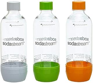 Sodastream Zestaw Butelek, Tworzywo Sztuczne, Biały/zielony/pomarańczowy, 1 l