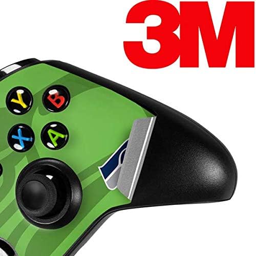 Skinit Decal Gaming Skin Compatible with Xbox One X Controller - Officially Licensed NFL Seattle Seahawks Double Vision Design