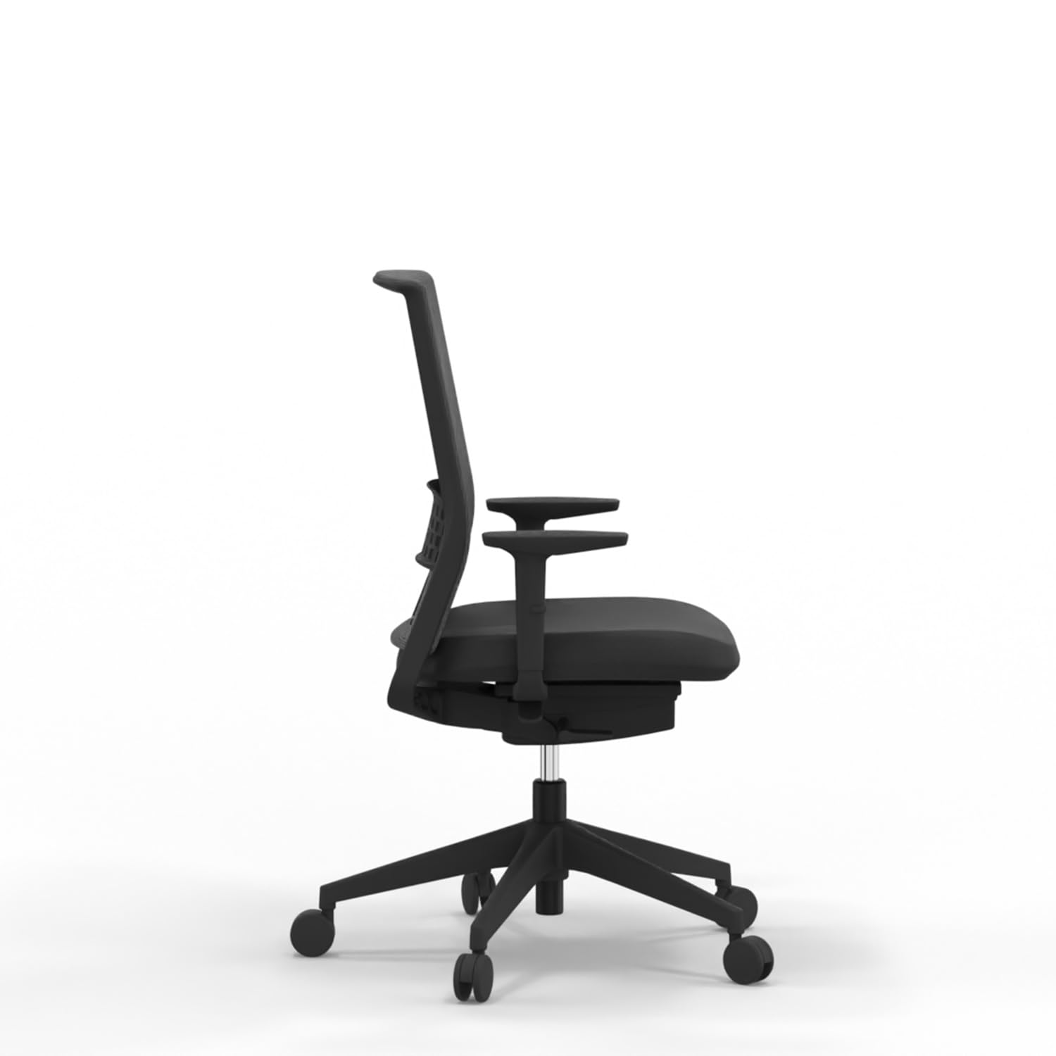 Spacio Actiu Stay Cabezal Silla de Ordenador y Oficina Carbon Black | Gama Top (Sin Cabezal, Brazos 3D)