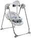Chicco Polly Swing Up Elektronische Babywippe von Geburt bis 9 Kg, Verstellbare Babyschaukel und Automatische Wippe mit Vibration, Musik und Fernbedienung, mit Kompaktverschluss