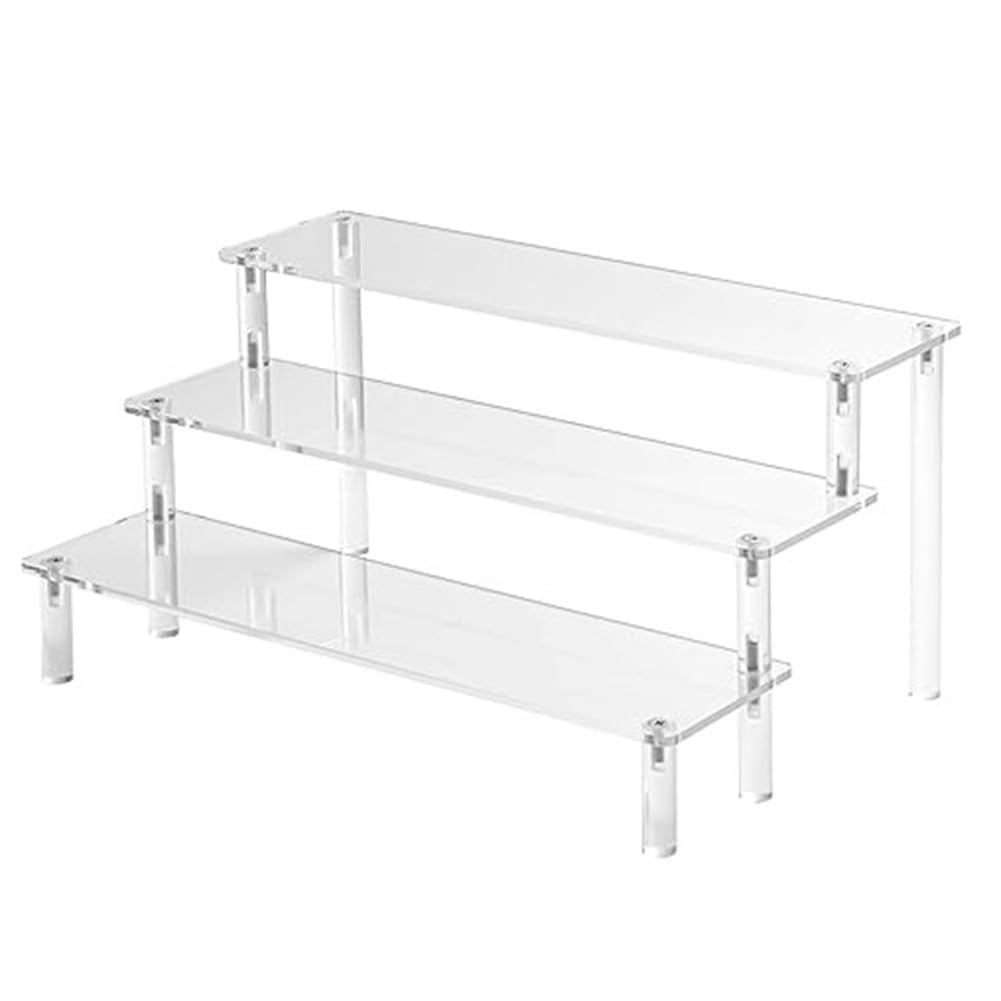 CTRLZS Acrylic Lifting Display Stand 3-Layer Perfume Tissue Display Stand Character Model Display Stand Dessert Rack