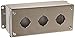 Siemens P30EMS034 Heavy Duty Empty Enclosure, 3 Command Points, Stainless Steel, NEMA Type 4 and 4X Degree of Protection