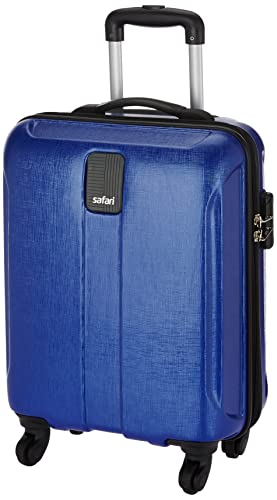 Image of Safari Thorium Stubble 55 Cms Polycarbonate Blue Cabin 4 wheels Hard Suitcase
