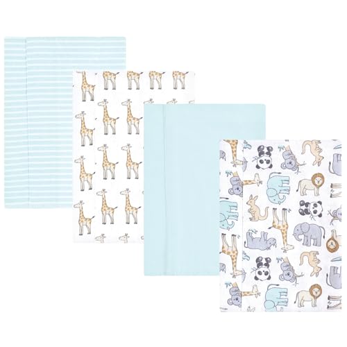 Image of Hudson Baby Baby Flannel Burp Cloths