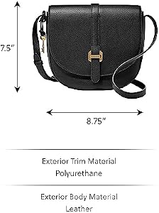 Fossil Crossbody Bag Emery, Black : Amazon.com.au: Clothing, Shoes