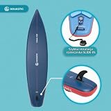 AQUASTIC Zestaw Deska SUP Pompowana Touring 11'6" Niebieski