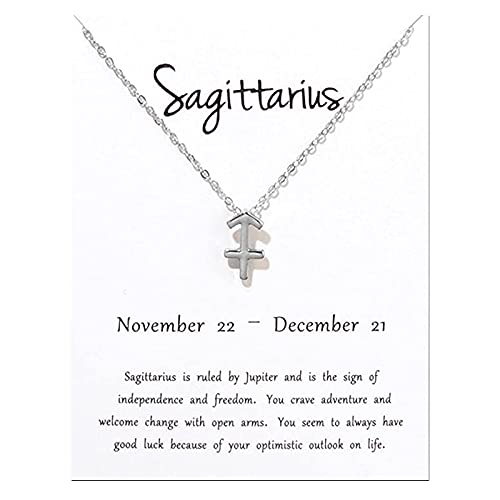 Zodiac Pendentif Collier Bijoux Accessoires Simple Pendentif Alliage Colliers & Pendentifs Dames Acier Inoxydable Pendentif Collier, d, taille unique