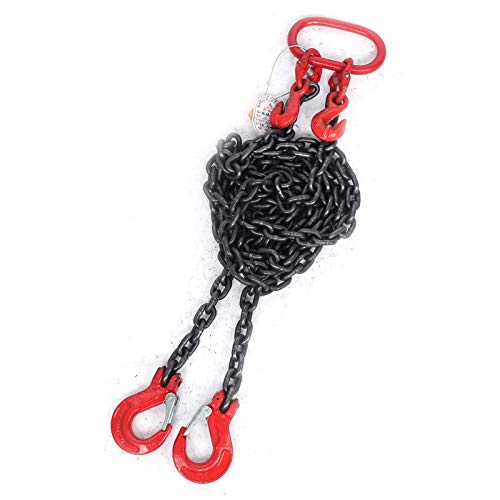 2T 2 Meter 2 Strang Hebekette, 2 Strang Kettengehänge, Anschlagkette Krankette Level G80