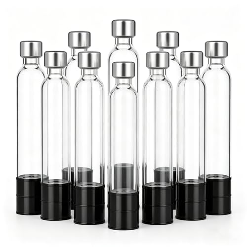 3ml Pen Cartridge 3ml Cartridge for Peptide Pen Peptide Pen Cartridge Fit for V1 V2 Pens 3cc Empty Glass Cartridge with 11mm Long Stopper Individually Wrapped. (Clear(10Pcs))