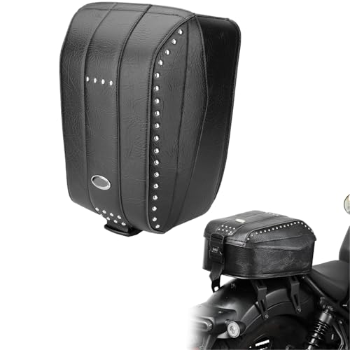 Sacoche arrière de moto 25L avec support pour Sportster et Softail