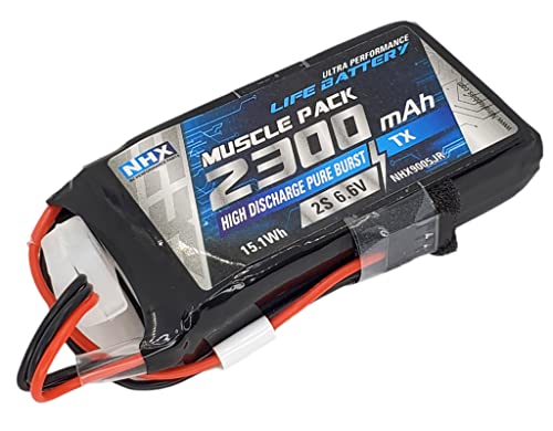 NHX RC 6.6V 2S 2300mAh Life TX Transmitter Battery : 4PK/4PX/4PV/7PX
