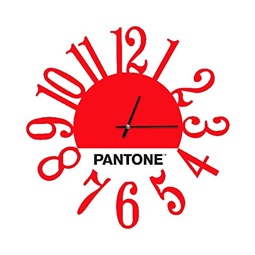 Reloj de metal tricolor Pantone Homemania con acabado de alta gama
