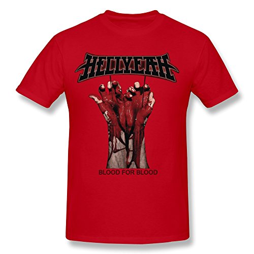 Tusgur BYONE Hellyeah Album Blood For Blood Cotton O-Neck T Shirt For Mens Black