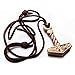Norse Tradesman Thor's Hammer Necklace - Solid Brass Mjolnir Pendant with Adjustable Genuine Leather Cord