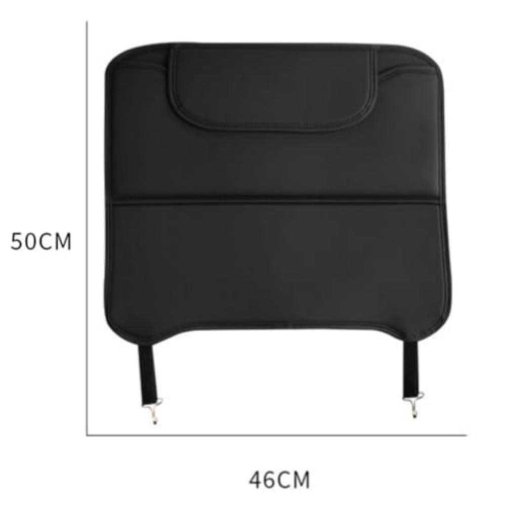 Ravem 2 Stück Autositz Schutz Rückseite Kinder für Skoda Enyaq/Enyaq Coupé/Elroq, Rückenlehnenschutz Organizer Wasserdicht und Pflegeleicht Zubehör Stauraum Autoteile,B