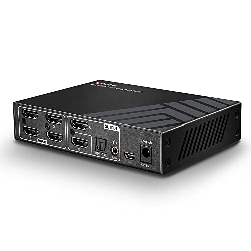 Switch Matrix HDMI 2.0 4x2 18G fluidité 4K 60Hz sans latence