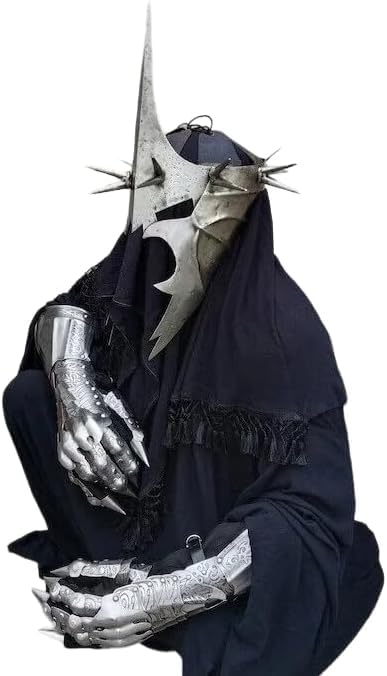 VETERIS Lord Medieval Nazgul Witch helmet Full Body Armor Cosplay Halloween Costume