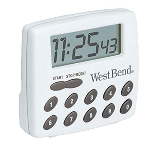 image for West Bend Easy to Read Digital Magnetic Kitchen Timer Features Large D