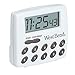 West Bend Easy to Read Digital Magnetic Kitchen Timer Features Large Display and Electronic Alarm, White