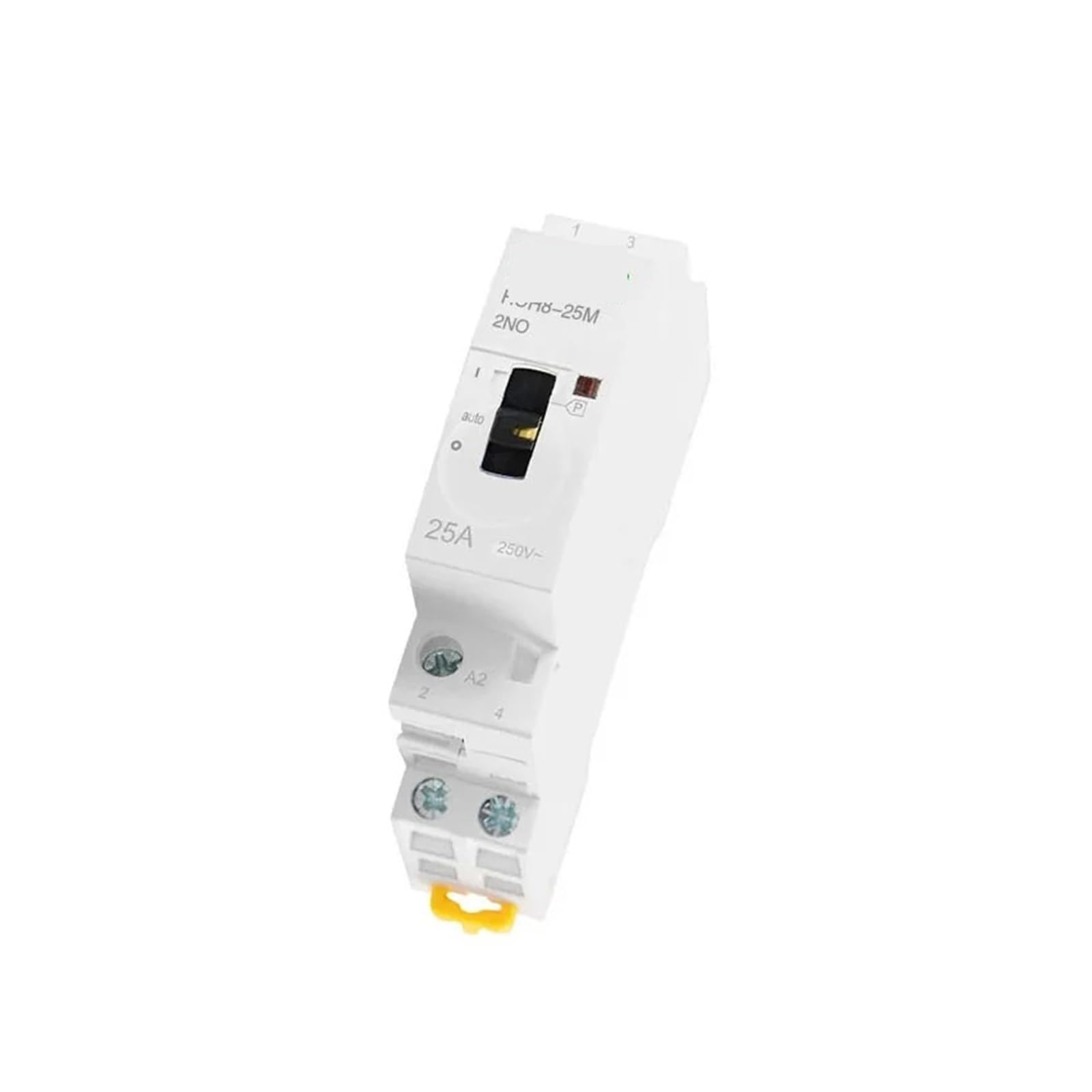 HCH8s-25M 2P 16A 20A 220V szyna DIN domowy AC modułowy stycznik z przełącznikiem ręcznym 2NO 1NO1NC lub 2NC (16M 2NO AC230V)