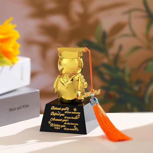 Ornalrist BIYEJIN-HEILT Graduation Gifts 2024 Crystal Graduation Golden Statue Award thumb #1