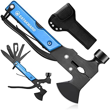 Multitool Camping Accessories 17 in 1 Camping Survival Gear and Equipment Great Christmas Gifts for Men Dad Husband Outdoor Adventure Enthusiast
