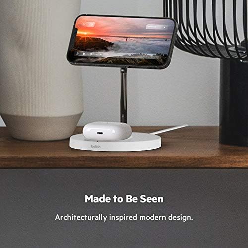 Belkin MagSafe 2 in 1 Wireless Charging Stand, Fast Charger (Renewed) - image 6