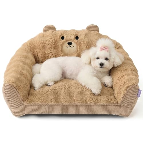 LE SURE Cat & Small Dog Bed with Washable Cover