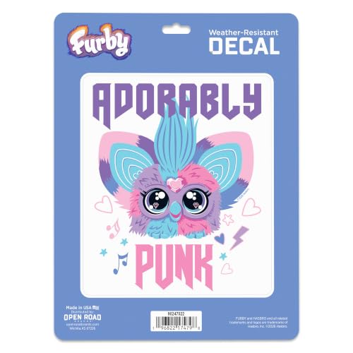 Image of Hasbro Furby Adorably Punk Adhesive Vinyl Decal