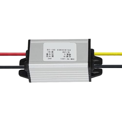 KBWPCQMPKW 24V to 12V 3A 5A 10A 20A 30A 40A DC DC Buck Power Converter 24 Volt to 12 Volt Step Down Voltage Reducer Regulator Transformer(24V to 12V 1.5A AL-L)
