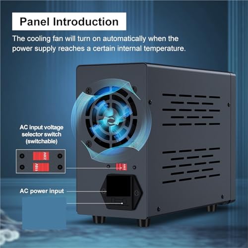 Alimentation laboratoire variable GA605H pour éviter les surtensions