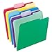 Pendaflex File Folders with InfoPocket, Letter Size, 1/3 Cut, Assorted Colors, 30 Folders per Pack (02086)