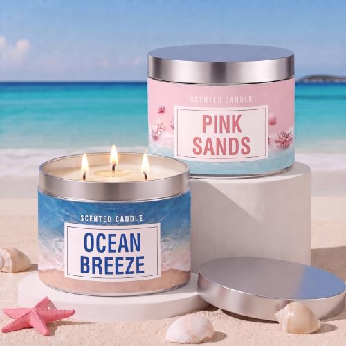 Velas de soja de 277.8 g como regalos de fiesta de verano e inauguración