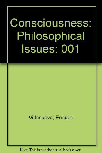Buy Consciousness: Philosophical Issues: 001 — BookShops.in