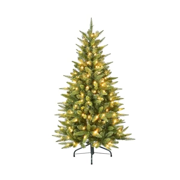 5 ft christmas tree with lights premium skinny pencil christmas tree prelit with 588 branch tips 200 warm lights and metal stand slim aritificial christmas tree for home party office  urban country home decor