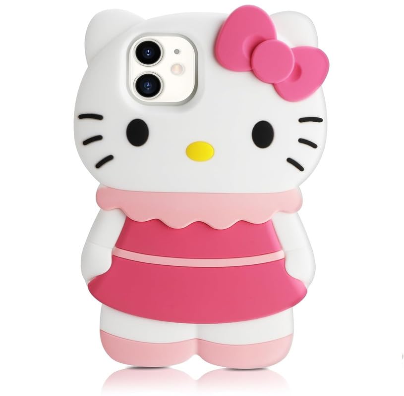 ClickCase for iPhone 15 Cute 3D Kitty Cat Case Funny Cartoon Cases Shockproof Protective Soft Liquid Silicone Back Case for iPhone 15 Case Back Cover for Girls/Women (Kitty) (B0DDJJGBMF) Amazon Price History, Amazon Price Tracker