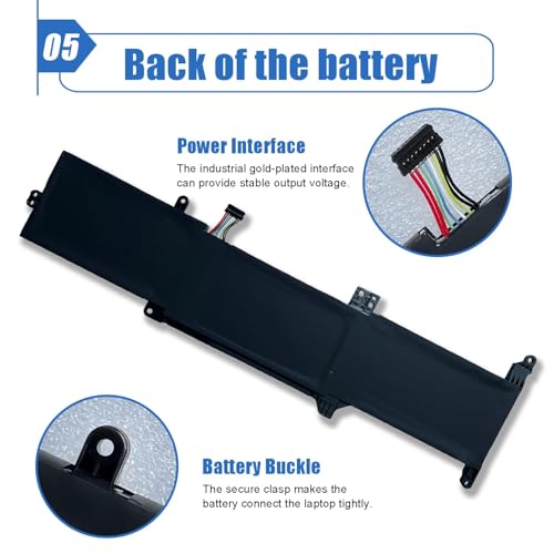 Image of L19C3PF7 Laptop Battery Compatible with Lenovo IdeaPad 3-14ADA05 3-14ARE05 3-14IIL05 3-14IML05 3-15ARE05 3-15IIL05 3-15IML05 Series Notebook L19D3PF5 L19L3PF5 5B10X02602 5B10X02607 5B10X02599