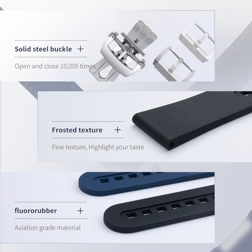 Bracelet FKM cinquante brasses 5000 idéal pour la plongée et le sport