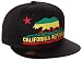California Republic Flat Bill Vintage Style Snapback Hat Cap Jamaica