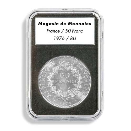 Leuchtturm EVERSLAB - Cápsulas para monedas (diámetro interior 18 mm, 50 unidades)