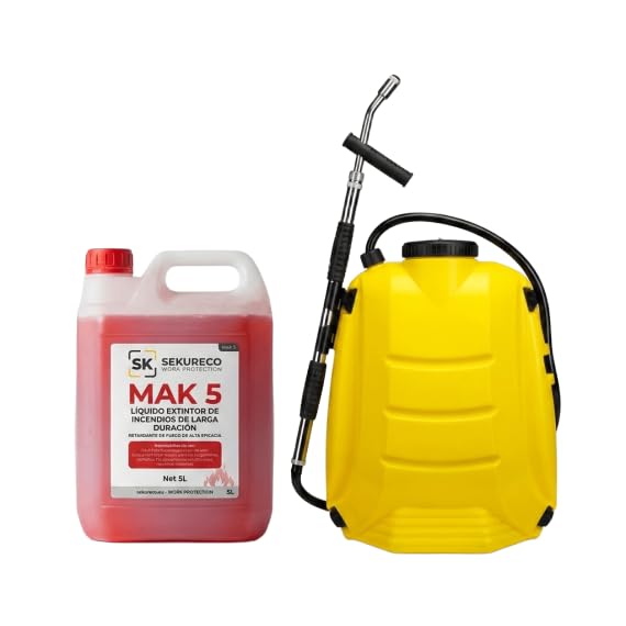 Pack de mochila extintor forestal y retardante de incendios forestales MAK5