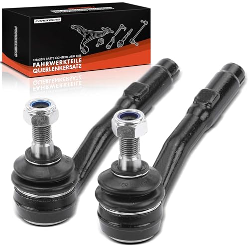 Frankberg 2x Tie Rod End Track Rod End Tie Rod End Front Axle Compatible with 5 Series E60 525 530 2004-2010 5 Series Touring E61 525 530 2005-2010 Replace# 32216767860