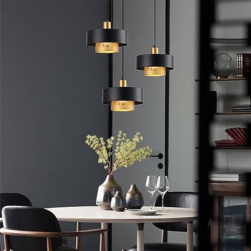 Jengush Modern Style Battery Operated Pendant Light Over Kitchen Island,6 Rgb Colors Dimmable Hanging Lighting With Remote Control,Wireless Pendant Lights Fixtures,(With Bulb+Remote Control+Charging Cable) ( thumb #3