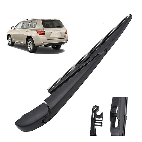 Limpiaparabrisas trasero de 12 pulgadas y brazo para Toyota Highlander MK3 2012-2018